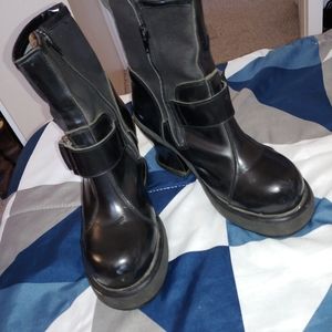 Destroy goth retro boots
